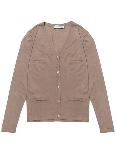 Kenya virgin wool cardigan camel 004 - MAX MARA - BALAAN 1