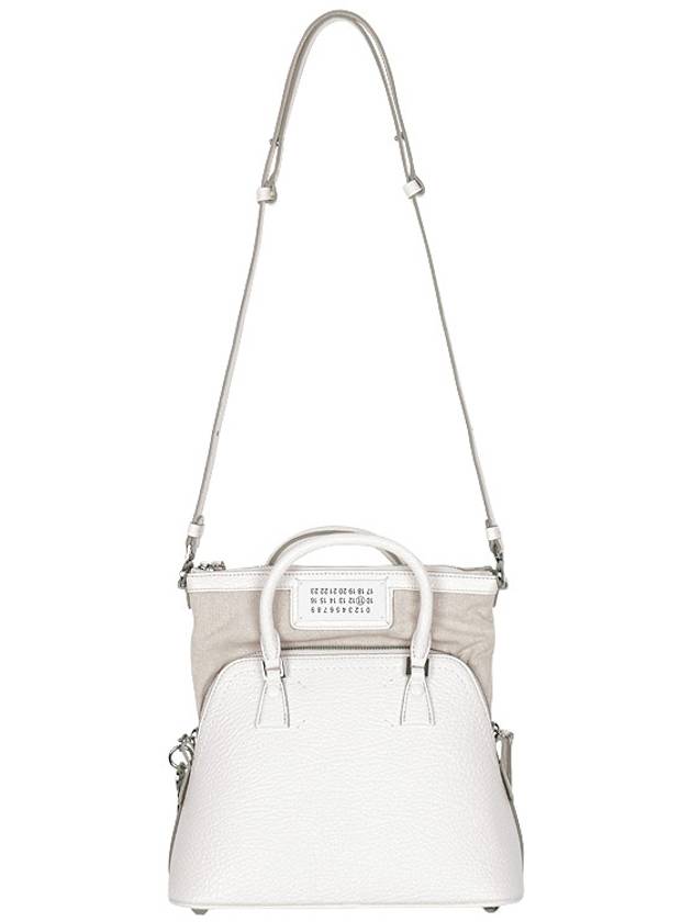 5AC Logo Patch Mini Tote Bag Ivory - MAISON MARGIELA - BALAAN 6