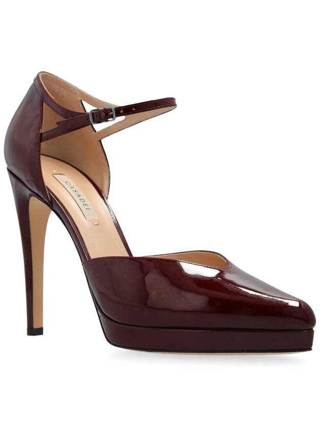 Casadei Heels ‘Tiffany’, Women's, Burgundy - CASADEI - BALAAN 4