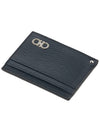 Ferragamo Men's ID Gancini Card Holder 66 A061 DEEP OCEAN 0744849 - SALVATORE FERRAGAMO - BALAAN 4