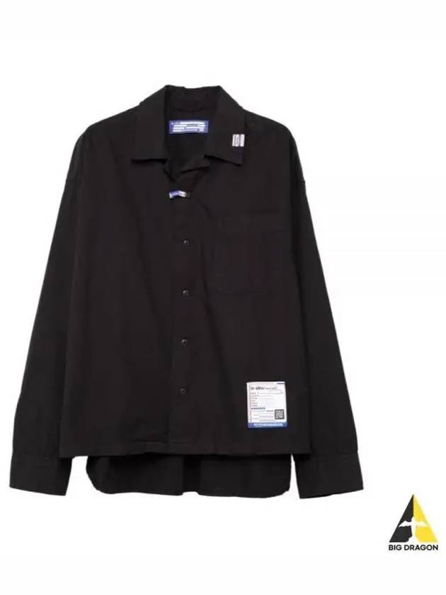 I12SH011 BLACK Oxford long sleeve shirt - MIHARA YASUHIRO - BALAAN 2