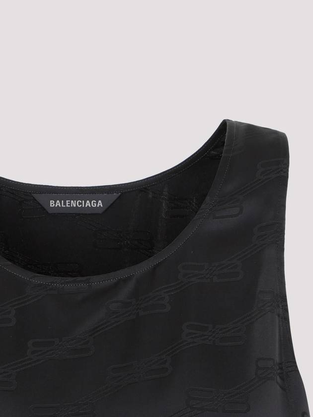 sleeveless t-shirt 746254 TMO68 1000 BLACK - BALENCIAGA - BALAAN 4