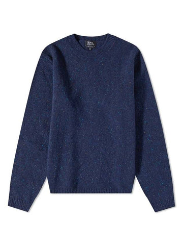 Chandler Wool Blend Knit Top Dark Navy - A.P.C. - BALAAN 1