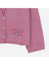 Women s Tweed Cardigan Pink MFPCA00365 - MAJE - BALAAN 4