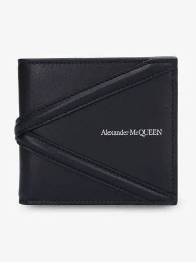 Harness Billfold Half Wallet Black - ALEXANDER MCQUEEN - BALAAN 2