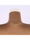 Women's Talea Virgin Wool Turtleneck Brown - MAX MARA - BALAAN 5