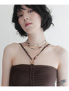 argo wood necklace brown - RUBATI - BALAAN 5