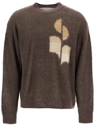 Drany Logo Mohair Knit Top Brown - ISABEL MARANT - BALAAN 2