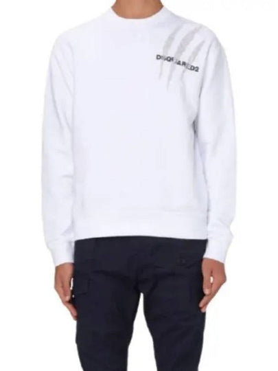 Logo Print Sweatshirt White - DSQUARED2 - BALAAN 2