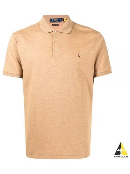 Pony Embroidery Polo Shirt Beige - POLO RALPH LAUREN - BALAAN 2