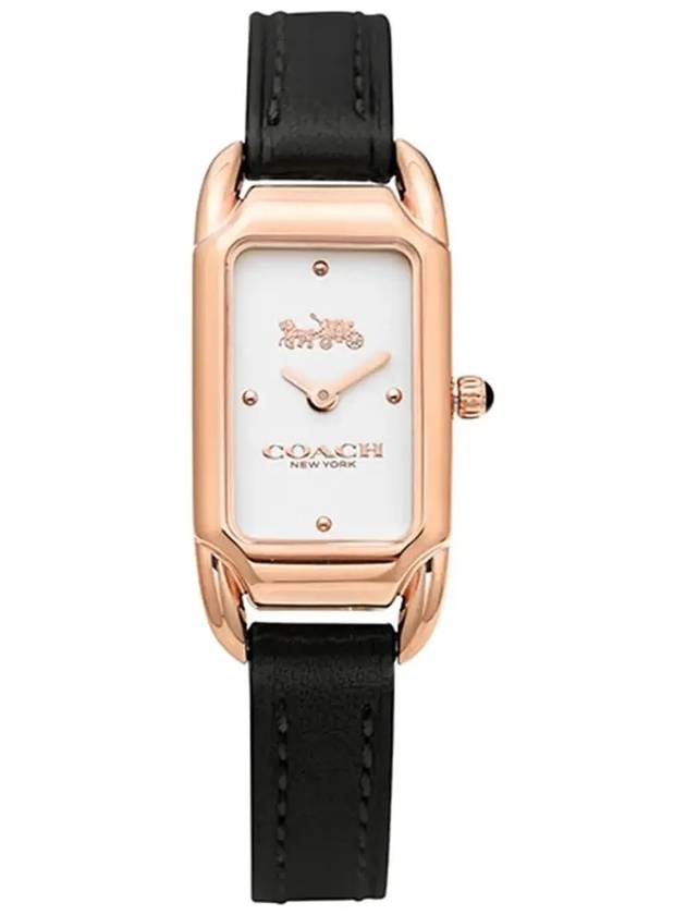 Cadie Leather Watch Black - COACH - BALAAN 5