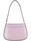 Cleo Brushed Flap Shoulder Bag Pink - PRADA - BALAAN 5