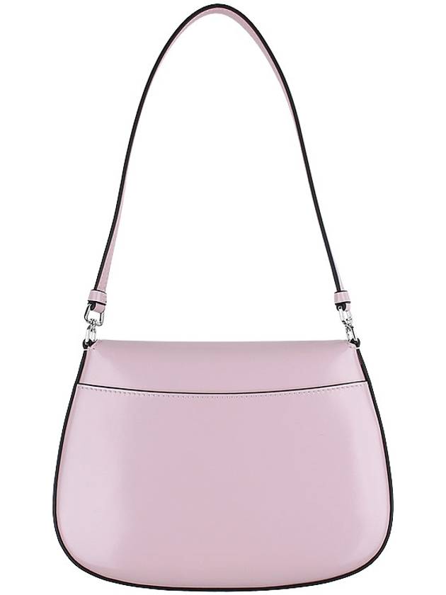 Cleo Brushed Flap Shoulder Bag Pink - PRADA - BALAAN 5