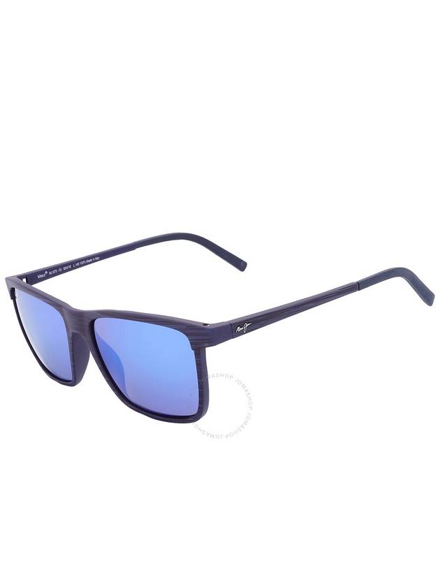 Maui Jim One Way Blue Hawaii Rectangular Men's Sunglasses B875-03 55 - MAUI JIM - BALAAN 3