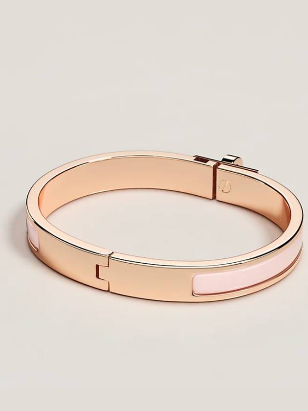 Mini Clic Kelly Bracelet Rose Gold - HERMES - BALAAN 3