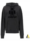 Mansel Logo Hoodie Faded Black - ISABEL MARANT - BALAAN 2