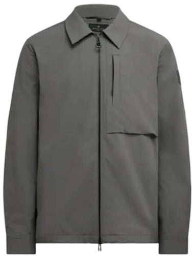 Grover Overshirt Zip-Up Jacket Granite Grey - BELSTAFF - BALAAN 1