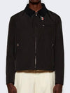 RWB Stripe Zip Pocket Detail Zip Up Jacket Black - THOM BROWNE - BALAAN 3