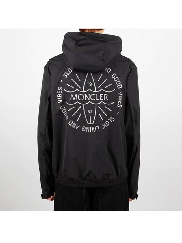 Clapier Zip Up Hoodie Black - MONCLER - BALAAN 6