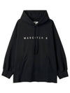 Logo Cotton Over Hoodie Black - MAISON MARGIELA - BALAAN 2