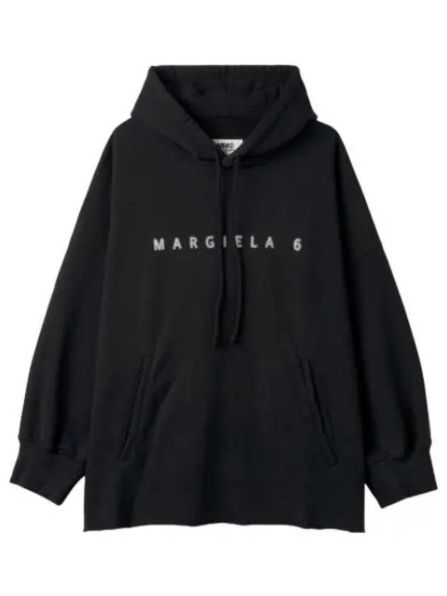 Logo Cotton Over Hoodie Black - MAISON MARGIELA - BALAAN 2