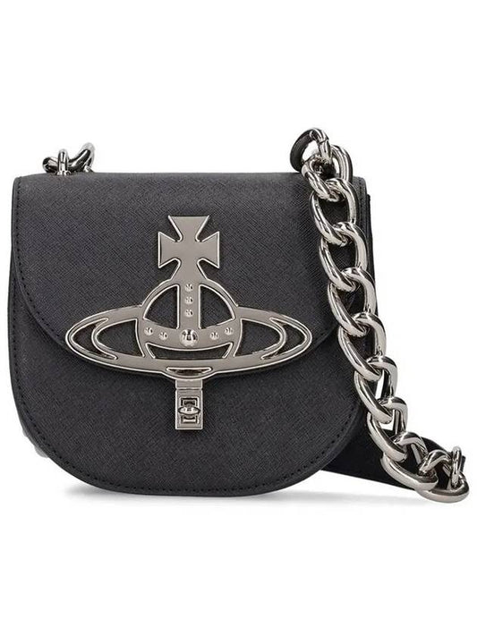 SOFIA Sofia Cow Leather Chain Shoulder Bag - VIVIENNE WESTWOOD - BALAAN 1