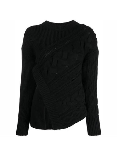 Piece Patch Knit Top Black - ALEXANDER MCQUEEN - BALAAN 1