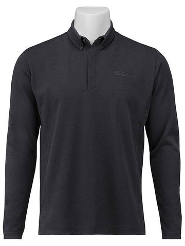 Men s Wool Blend Pique Button Down Shirt - TITLEIST - BALAAN 1