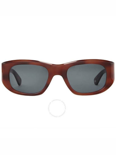 Garrett Leight LAGUNA SUN Blue Smoke Rectangular Sunglasses 2140 VINBRT/BS 50 - GARRETT LEIGHT - BALAAN 1