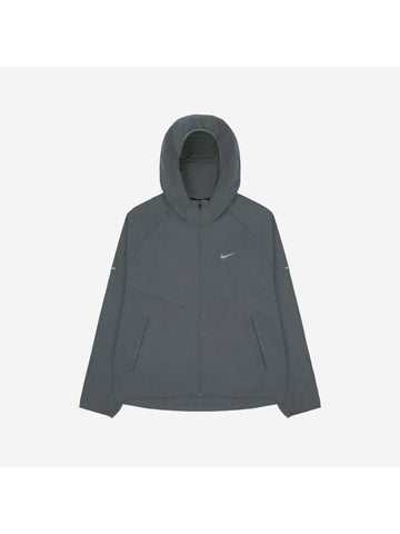 Repel Miler Hoodie Windbreaker Smoke Grey - NIKE - BALAAN 1