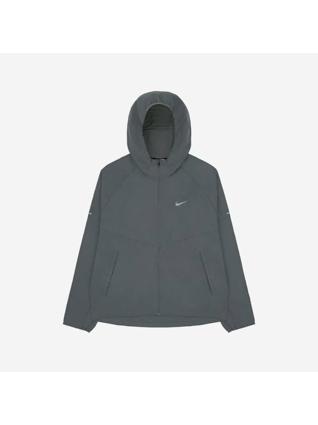 Repel Miler Hoodie Windbreaker Smoke Grey - NIKE - BALAAN 1