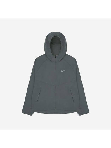 Repel Miler Hoodie Windbreaker Smoke Grey - NIKE - BALAAN 1