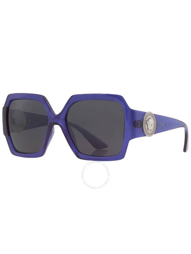 Versace Dark Grey Square Ladies Sunglasses VE4453 541987 56 - VERSACE - BALAAN 3