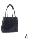 Intrecciato Lambskin Tote Bag Black - BOTTEGA VENETA - BALAAN 2