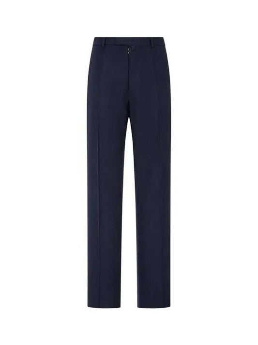 Men s Wool Twill Criss Pants Navy - MAISON MARGIELA - BALAAN 1