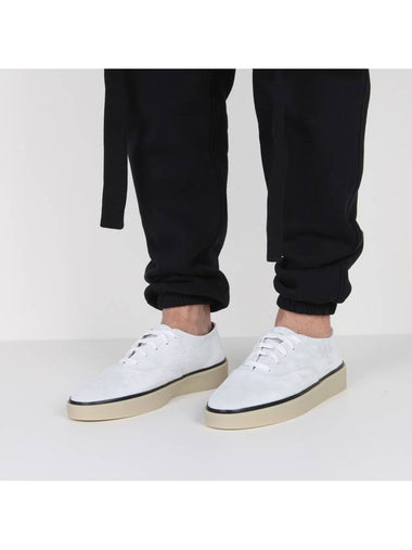 X ZEGNA Suede Sneakers White A4794L BIJ - FEAR OF GOD - BALAAN 1