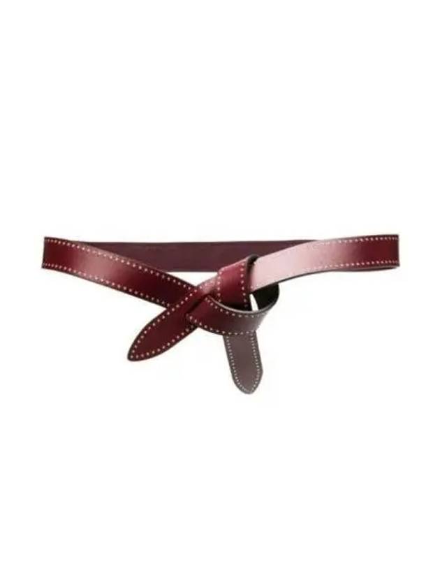 belt women leche burgundy - ISABEL MARANT - BALAAN 1