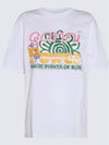 Relaxed Power of Sun Cotton Short Sleeve T-Shirt White B0481010388 - GANNI - BALAAN 2