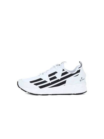 Men s EA7 Big Eagle Logo Sneakers White 271843 - EMPORIO ARMANI - BALAAN 1