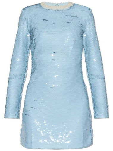 Self Portrait Sequin Dress, Women's, Light Blue - SELF PORTRAIT - BALAAN 1