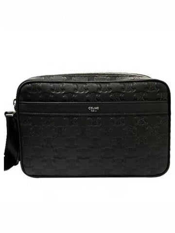 Triope embossing medium messenger bag black 271212 - CELINE - BALAAN 1