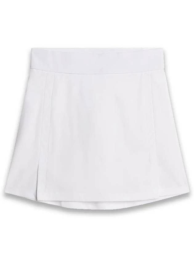 Women s Golf Amelie Mid Skirt White GWSD06338 0000 - J.LINDEBERG - BALAAN 1