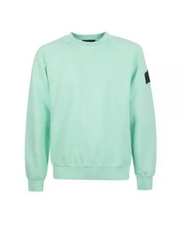 Shadow Project Logo Crew Neck Cotton Sweatshirt Light Green - STONE ISLAND - BALAAN 2