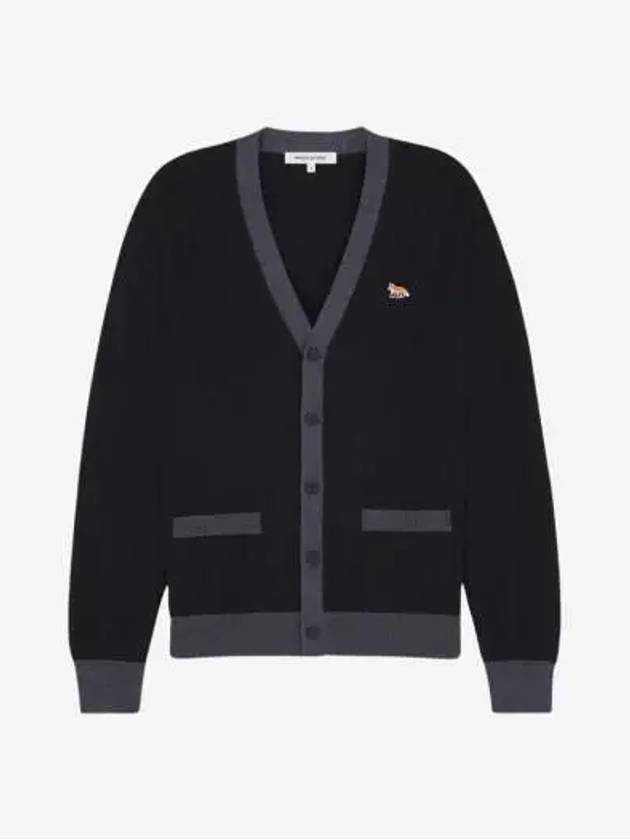 Baby Fox Patch Regular Cardigan Black - MAISON KITSUNE - BALAAN 2