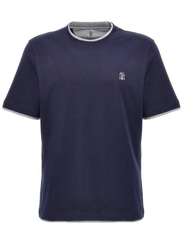 Brunello Cucinelli Logo Layered T-Shirt - BRUNELLO CUCINELLI - BALAAN 1