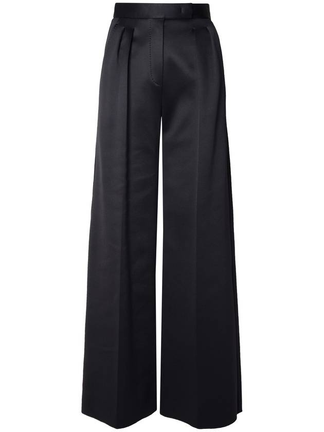 Zinnia Wide Pants Black - MAX MARA - BALAAN 2