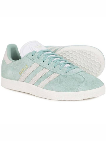 Gazelle Suede Low Top Sneakers Hazy Green - ADIDAS - BALAAN 1