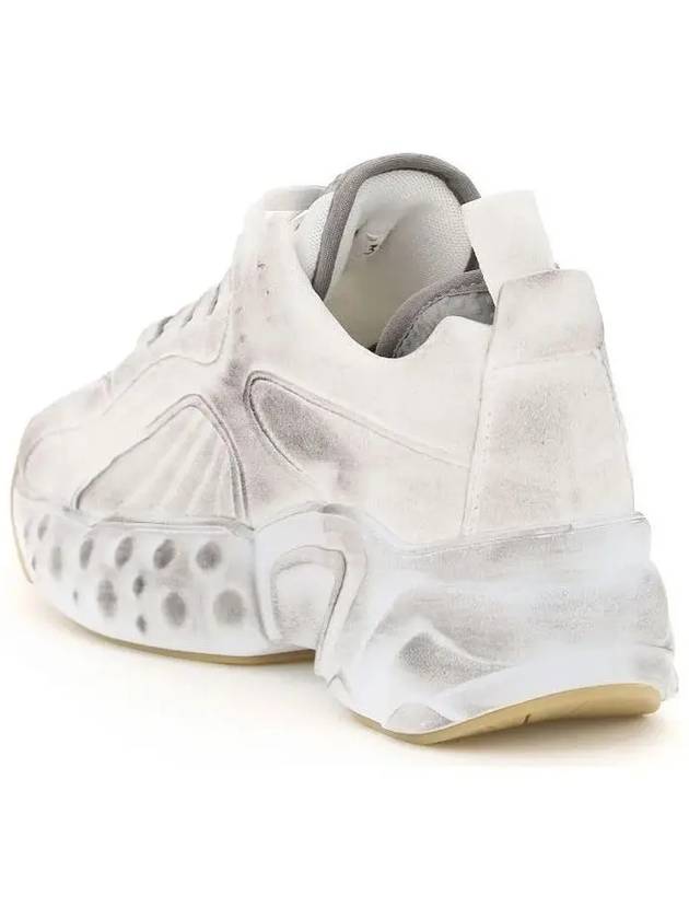 Rockaway Dirty Low Top Sneakers White - ACNE STUDIOS - BALAAN 4