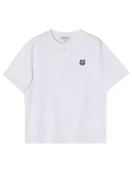 Bold Fox Head Patch Short Sleeve T-Shirt White - MAISON KITSUNE - BALAAN 2