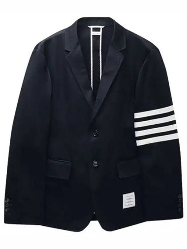 diagonal stripe unconstructed jacket - THOM BROWNE - BALAAN 1